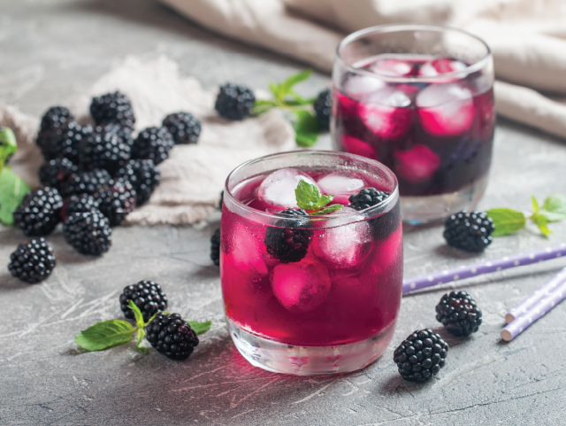 Blackberry lemonade