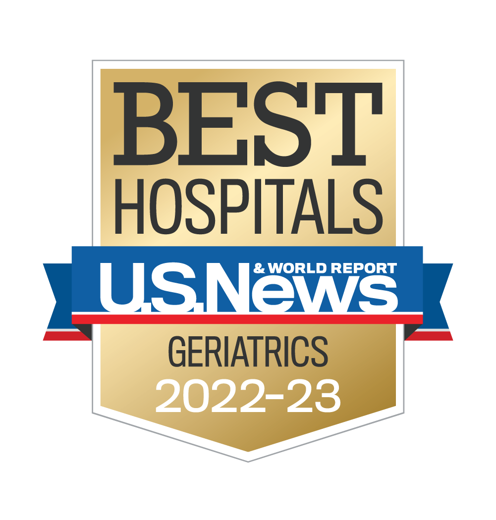 USNWR best regional hospital geriatrics badge for 2022 - 2023