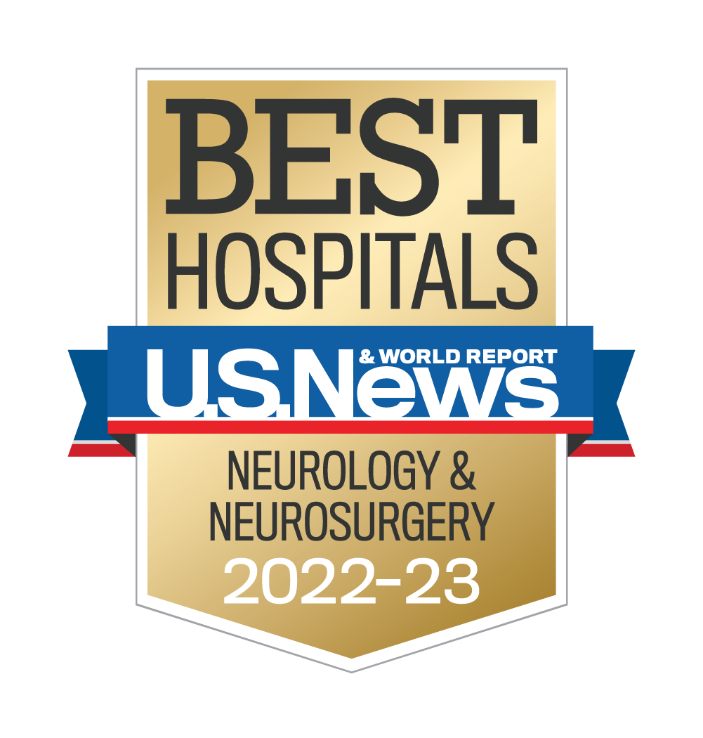 USNWR best regional hospital neurology badge for 2022 - 2023