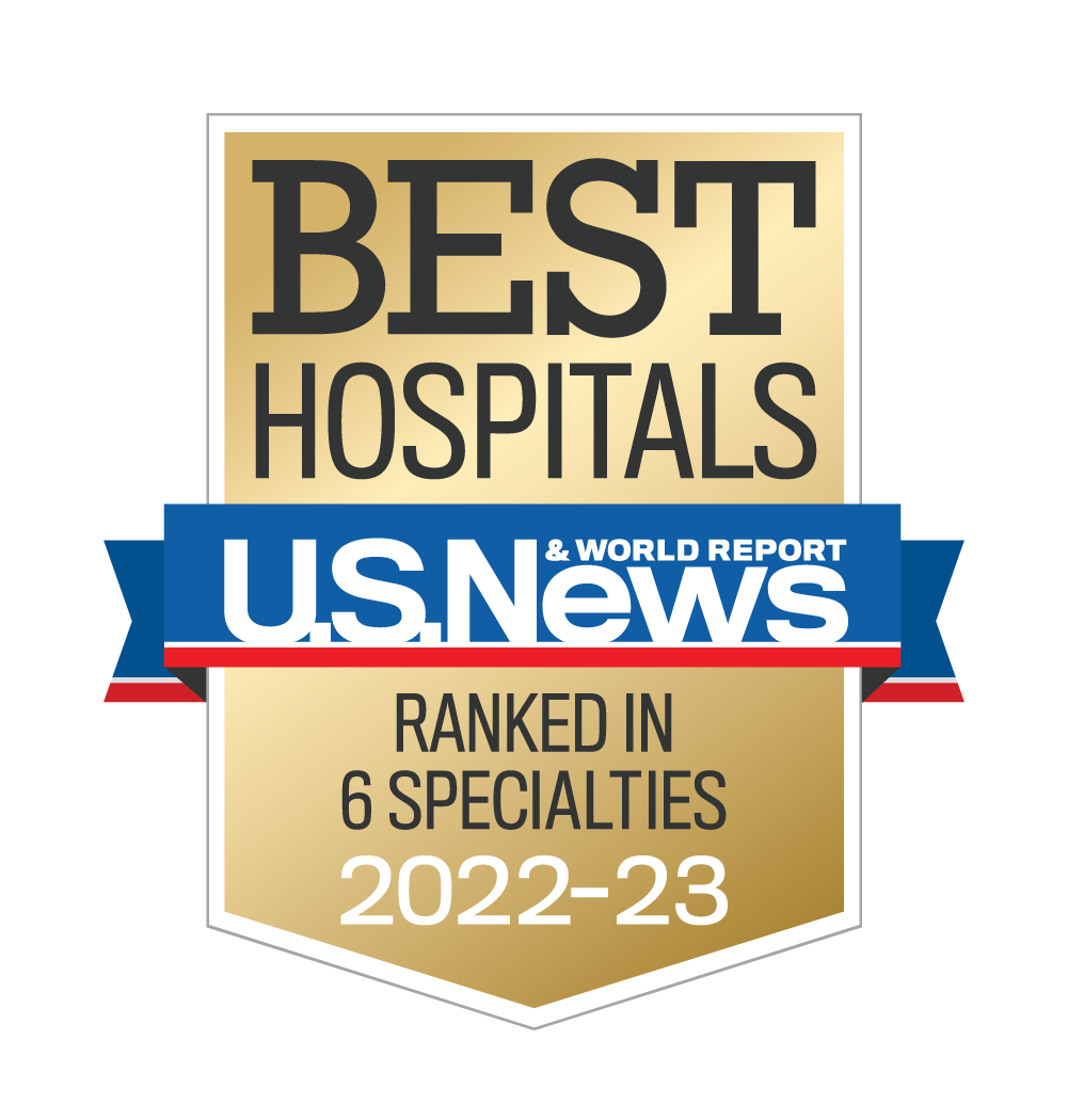USNWR badge gold overall 2022 - 2023