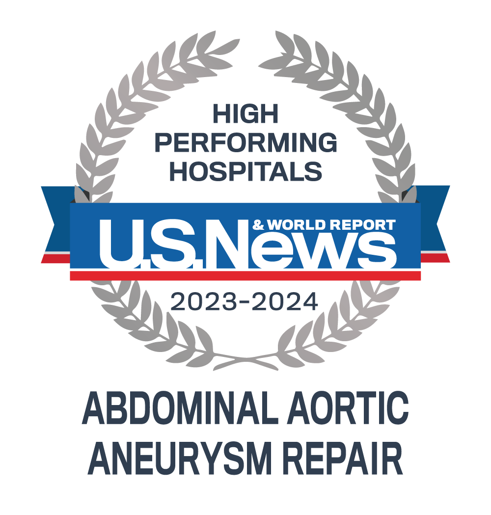 USNWR abdominal aortic aneurysm badge