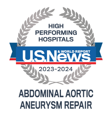 USNWR abdominal aortic aneurysm badge