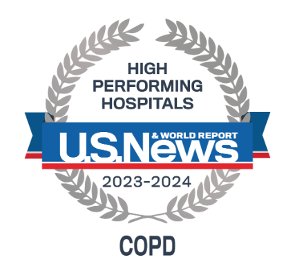 USNWR COPD badge