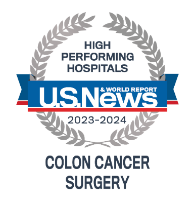 USNWR colon cancer badge
