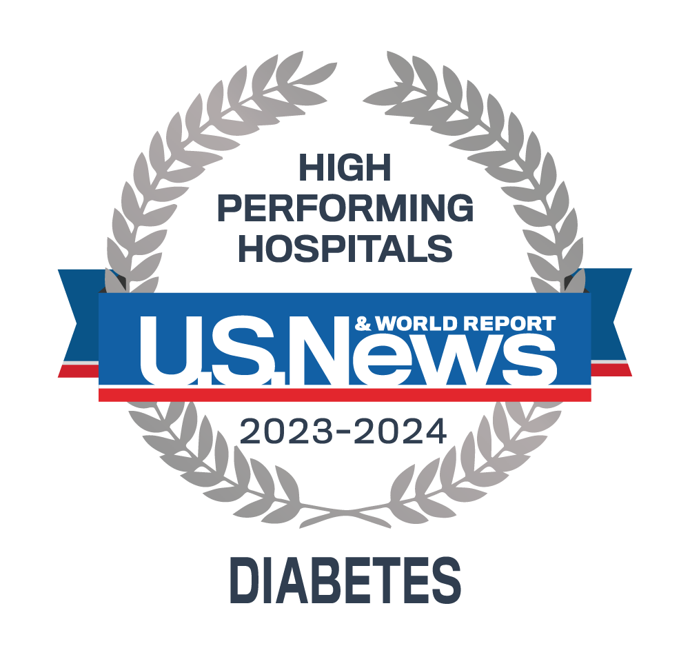 USNWR diabetes badge