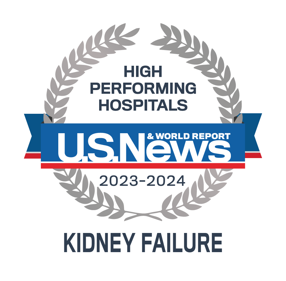 USNWR kidney failure badge