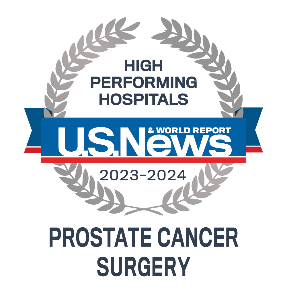 USNWR prostate cancer surgery badge