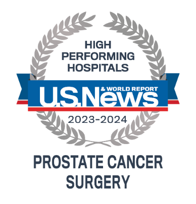 USNWR prostate cancer surgery badge