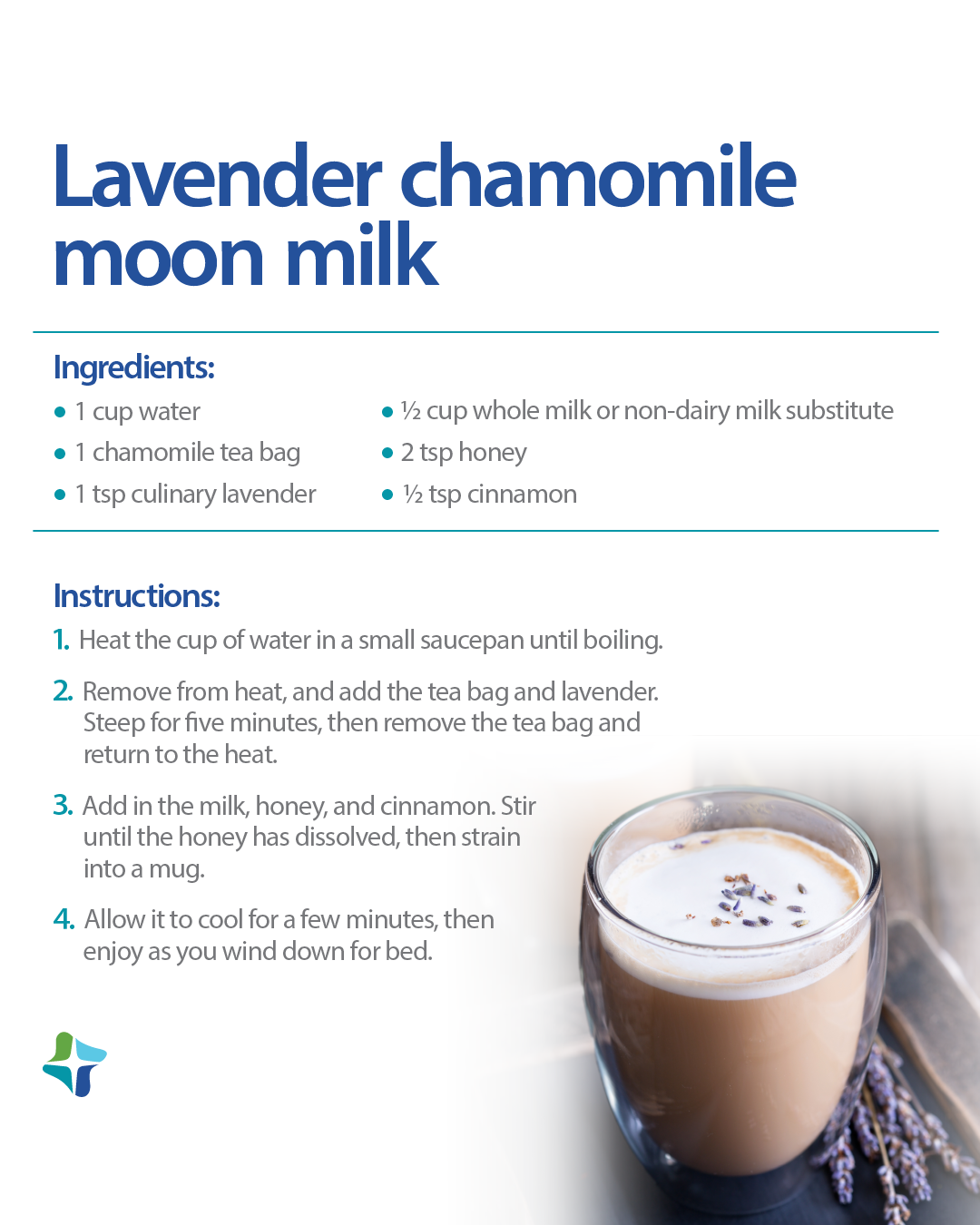Lavender Chamomile Moon Milk Recipe