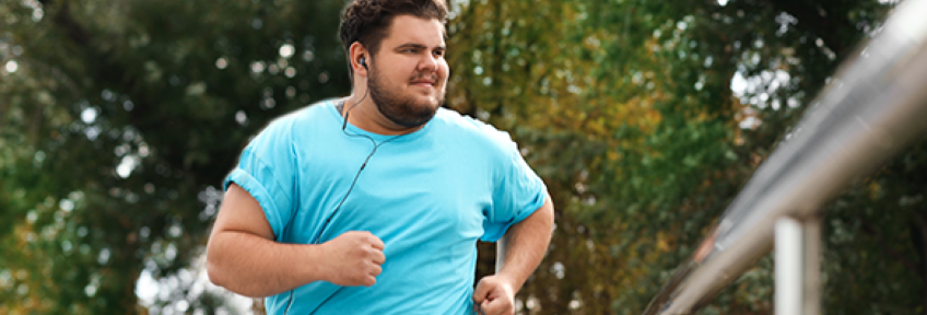 Bariatric surgery patient goes for a run after weight loss procedure.