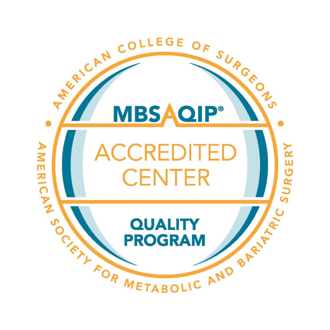 Metabolic and Bariatric Surgery Accreditation and Quality Improvement Program badge for top-notch bariatric programs