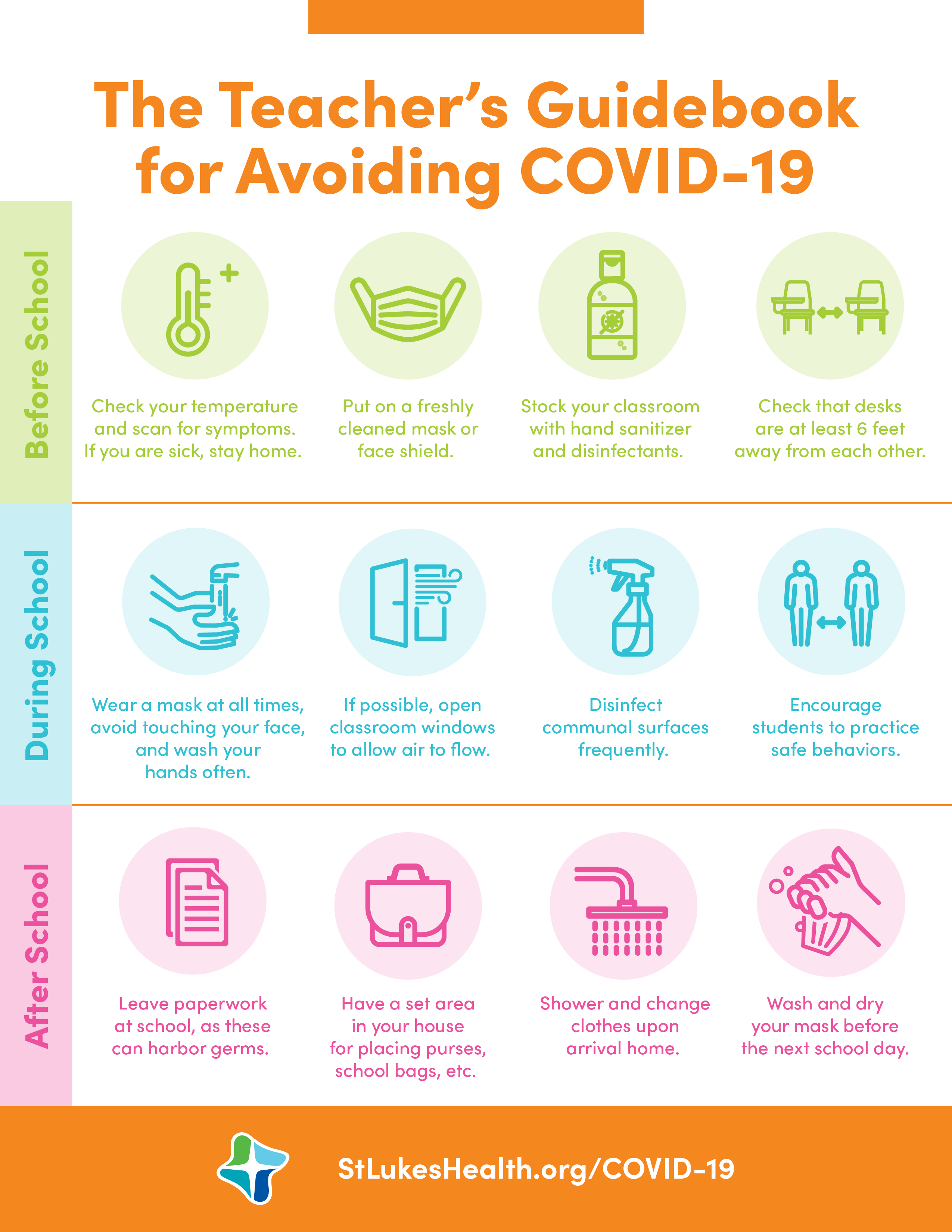 The Teacher's Guidebook for Avoiding COVID-19