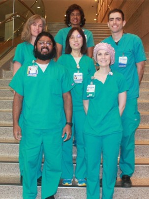 Nursing at Baylor St. Luke’s Medical Center Group photo of NREC team members