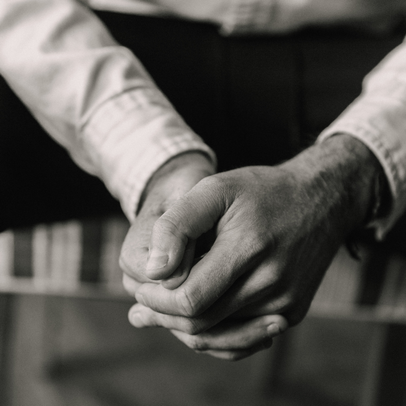 hands together