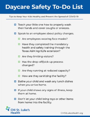 The Safety Checklist for Bringing Kids Back to Daycare
