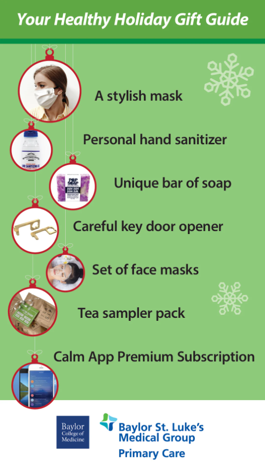 Your Healthy Holiday Gift Guide Infographic