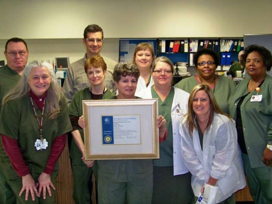 Lufkin Lab Recognized with CAP Accreditation | St. Luke's Health image