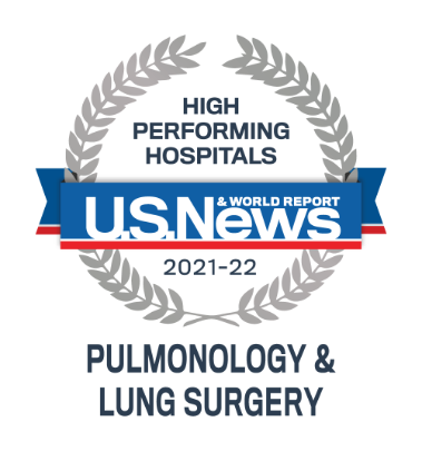 USNWR Pulmonology Badge